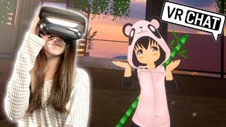 Roblox YouTuber Plays Vr for the First Time [upl. by Borchers]