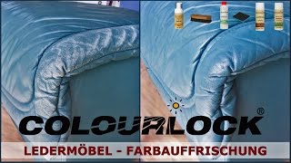 Ledermöbel  Farbauffrischung Anleitung  COLOURLOCK [upl. by Oiramat]