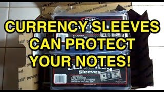 Currency Sleeves can help protect your notes [upl. by Eiramave802]