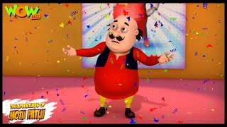 Motu Patlu Cartoons In Hindi  Animated cartoon  Party invitation  Wow Kidz [upl. by Ahsiekrats764]