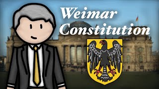 191933 The Weimar Constitution  GCSE History Revision  Weimar amp Nazi Germany [upl. by Otrebogir]