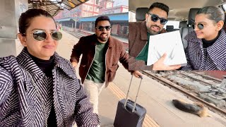 Dulhan ki Vande Bharat TRAIN hui MISS 😲  Birthday ka Surprise GIFT 😍 [upl. by Putnem]