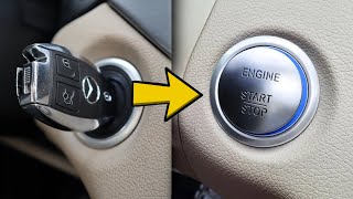 Mercedes How to install start stop button [upl. by Bessie]