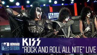 KISS “Rock and Roll All Nite” Live on the Stern Show [upl. by Suoivart]