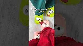 The Funniest Matching Slippers I Have Ever Seen 🤣 matching slippers bestie bff funny [upl. by Aciretehs]