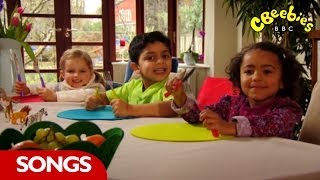 CBeebies  Whats On Your Plate  Lunchtime Song [upl. by Upali838]