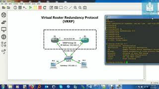 Virtual Router Redundancy Protocol VRRP Configuration step by step [upl. by Daisey]