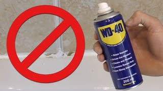 WARNING WD40 silicone remover FAIL [upl. by Magel]