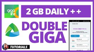 HOW TO REGISTER TO SMART DOUBLE GIGA NEW PROMO 2021  GIGALIFE APP [upl. by Spanjian]