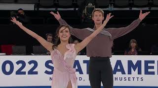 2022 Skate America Madison Chock amp Evan Bates FD [upl. by Ahsii]