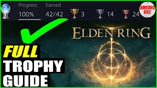 Elden Ring Complete Platinum Trophy Guide Elden Ring Achievements [upl. by Zohara]