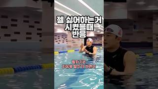 저도 싫어하는건데죄송해요 swimming 평영 자유형 수영 다이빙덕 [upl. by Aneen]