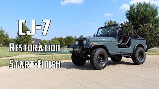 Complete Jeep Restoration in 10 Minutes [upl. by Elianora]