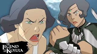 Lin vs Suyin Beifong 🔩 Full Scene  Legend of Korra [upl. by Roana]