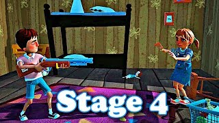 HELLO NEIGHBOR Hide amp Seek  Stage 4 Walkthrough  ALL Brains Locations [upl. by Georgetta426]