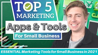 Top 5 ESSENTIAL Marketing Tools for Small Business in 2021 [upl. by Hawken472]