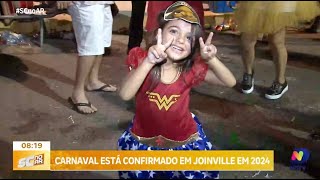 Carnaval está confirmado em Joinville em 2024 [upl. by Ailel]