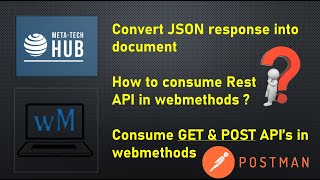 Consume Rest API in webmethods  Get and Post Rest API  pubclienthttp [upl. by Natek77]