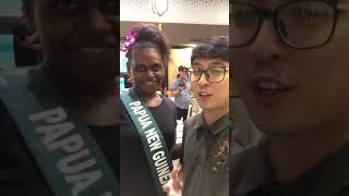 Short interview with Miss Earth Papua New Guinea 2019  Pauline Tibola [upl. by Aihsekin]