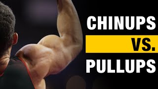 Pullups vs Chinups The BIG Differences [upl. by Atiniuq]