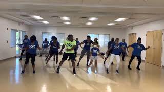 GOOD LOVE 305 Usher ft City Girls Line Dance by the Miami Gardens DROPNJAM STEPPERS [upl. by Appleton595]