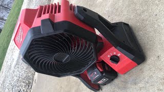 Milwaukee M18 Jobsite Fan  What I Figured Out [upl. by Wenz]