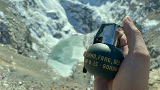 Throwing a Grenade in a Frozen Lake [upl. by Loresz]