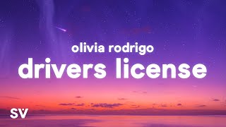 Olivia Rodrigo  drivers license Lyrics  quotI got my drivers license last weekquot [upl. by Oak474]