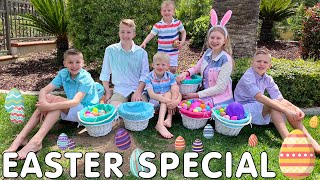 24 Hours with 6 Kids on Easter  Family Fun Pack Easter Special 2021 [upl. by Genevra]