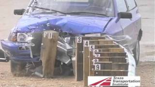 TTI Roadside Safety Crash Testing Program [upl. by Elrod250]