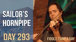 Sailors Hornpipe  Fiddle Tune a Day  Day 293 [upl. by Durrett]