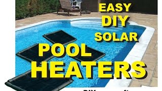 How to Make a Easy DIY Solar Pool Heater [upl. by Diandre927]