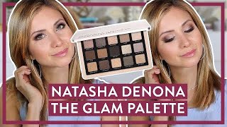 Natasha Denona GLAM Palette Review Swatches  Tutorial [upl. by Ardiedak]