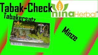 Nina Herbal Tabakersatz Minze im Test Teil 3 [upl. by Niggem]