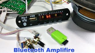 How to make Bluetooth amplifier using 4440 dual ic board [upl. by Euqinna]