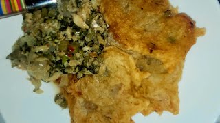 Easy Saltfish Fritters and Callaloo Recipe foryou fritters callaloo saltfish [upl. by Carew389]