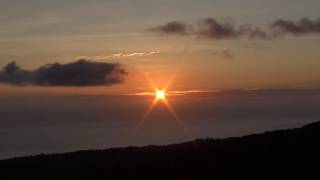 Guadeloupe 2017 Coucher de soleil et dernier rayon vert [upl. by Erkan]