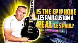 Is The Epiphone Les Paul Custom a REAL Les Paul [upl. by Weisbrodt]