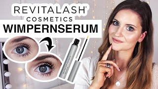 LANGE WIMPERN  Wimpernserum RevitaLash Advanced Eyelash Conditioner TEST deutsch  QuiteMaddy [upl. by Aiuqram]