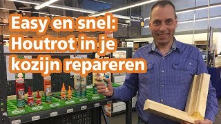 Houtrot in je kozijn vervangen of repareren met Repair Care [upl. by Myrvyn]