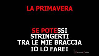 Jovanotti  La Primavera Video karaoke [upl. by Notloc]