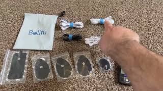 Belifu Dual Channel TENS EMS Unit 24 Modes Muscle Stimulator for Pain Relief Therapy Review [upl. by Pickford738]