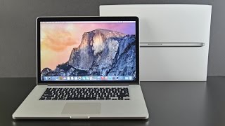 Apple MacBook Pro 15inch Retina 2015 Unboxing amp Review [upl. by Eliza334]