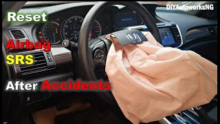 Airbag Warning Light Stays on🚨How to fix🚘Reset Flashing Airbag light on dashboard in car [upl. by Eiralc]