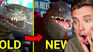 Reacting To FILMCORE Recreating BEST GODZILLA VIDEO with Modern VFX [upl. by Lednyk]