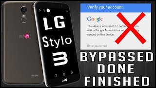 How to Bypass FRP LG Stylo 3 LS777 All Scurty  Google Account [upl. by Hearsh]