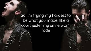 BLACK VEIL BRIDES  SAVIOUR II lyrics [upl. by Hogle]