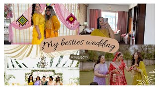 Besties wedding vlog wedding adayinmylife [upl. by Ragouzis270]