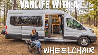 Paralympic Athlete in Camper Van w Wheelchair Lift [upl. by Hephzibah]