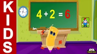 Learn To Add 4  kids songs amp nursery rhymes in English with lyrics [upl. by Uke628]